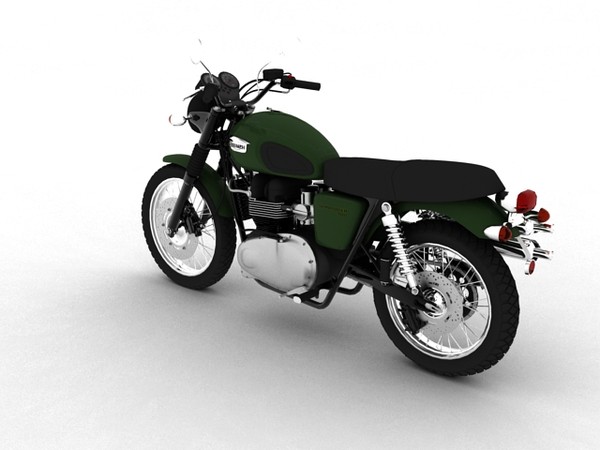 triumph scrambler 900 2012 3d model - Triumph Scrambler 900 2012 by Gonzo_3d